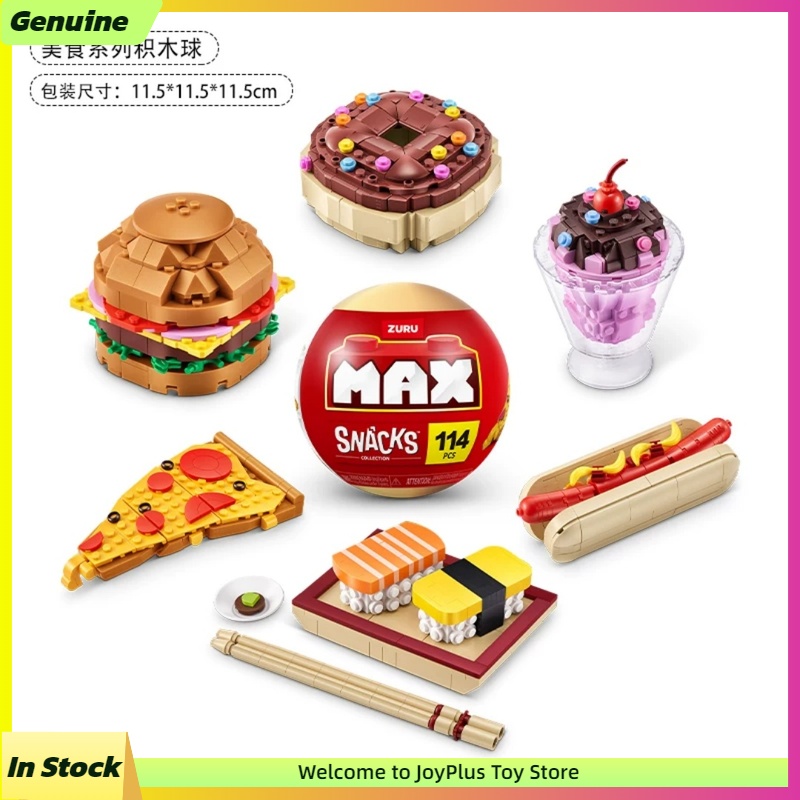 Food Snacks Box - ZURU MAX Snacks: Сюрприз-бокс с мини-конструктором,
