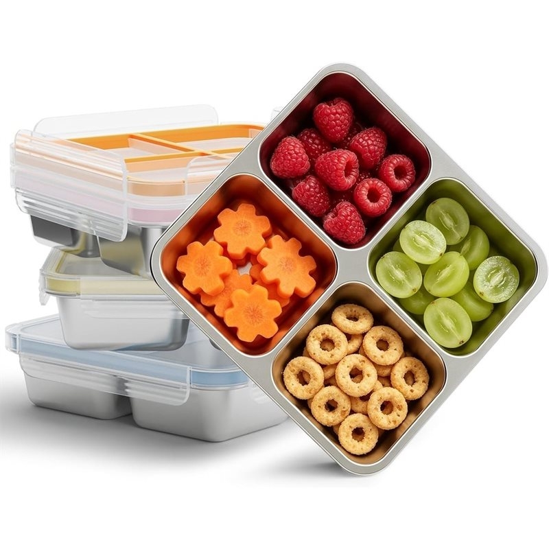 Food Snacks Box - Набор из 4 контейнеров для закусок