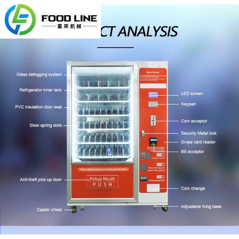 Автомат по продаже комбинирова – обзор и цена Food Snacks Drinks