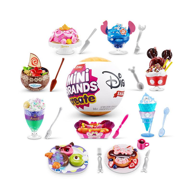 Zuru Mini Brands Create Disney – обзор и цена Food Snacks Box