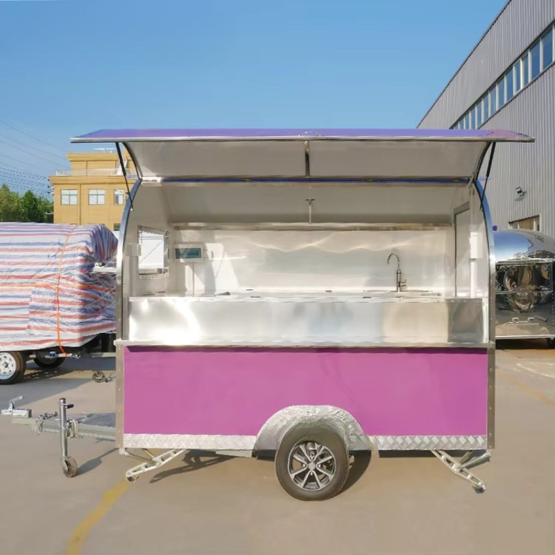 Уличный передвижной киоск для  – обзор и цена Fast Food With Snacks
