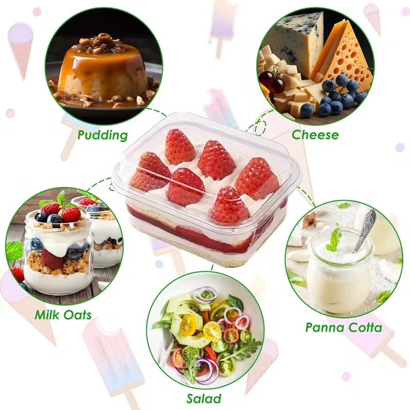 10/20 шт. одноразовая квадратн – обзор и цена Food Snacks Box